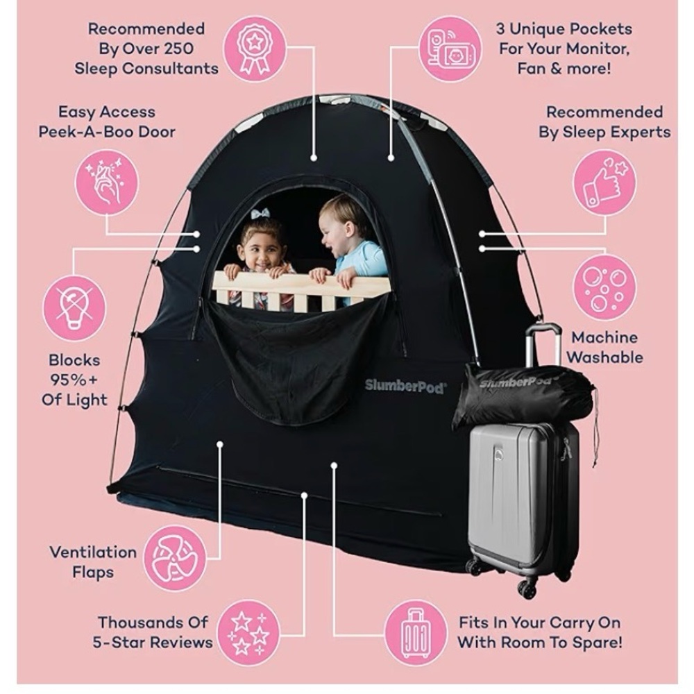 SlumberPod Black Privacy Tent